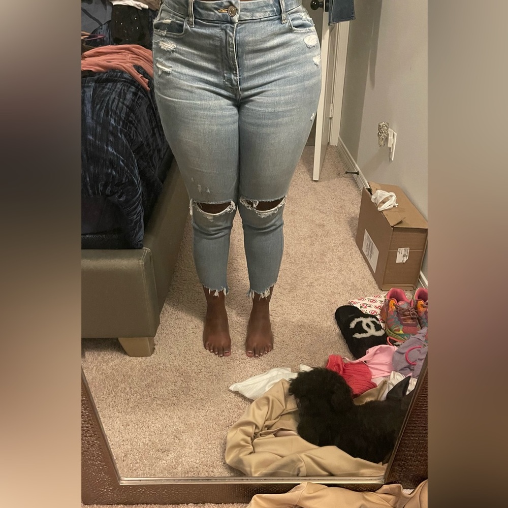 American Eagle Distressed Jeggings